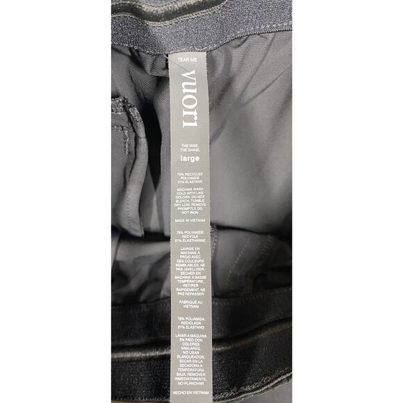 Vuori Pants Mens Large Performance Joggers Elastic Waist Drawstring Zip Pocket - Picture 10 of 14